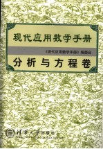 现代应用数学手册  分析与方程卷