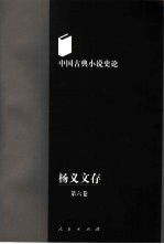 杨义文存  第6卷  中国古典小说史论