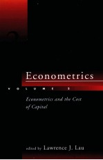 ECONOMETRICS VOLUME 2：ECONOMETRICS AND THE COST OF CAPITAL:ESSAYS IN HONOR OF DALE W.JORGENSON