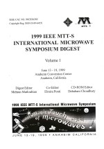 1999 IEEE MTT-S INTERNATIONAL MICROWAVE SYMPOSIUM DIGEST VOLUME 1