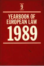 YEARBOOK OF BUROPEAN LAW 9 1989