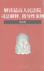 解读最高人民法院司法解释  指导性案例  综合卷