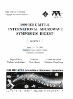 1999 IEEE MTT-S INTERNATIONAL MICROWAVE SYMPOSIUM DIGEST VOLUME 4