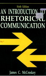 AN INTRODUCTION TO RHETORICAL COMMUNICATION SALE