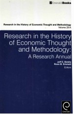 RESEARCH IN THE HISTORY OF ECONOMIC THOUGHT AND METHODOLOGY A RESEARCH ANNUAL