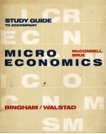 STUDY GUIDE TO ACCOMPANY MC CONNELL AND BRUE:MICROECONOMICS