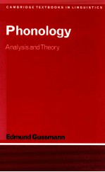 PHONOLOGY ANALYSIS AND THEORY