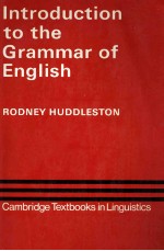 AN INTRODUCTION TO THE GRAMMAR OF ENGLISH