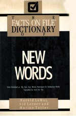 THE FACTS ON FILE DICTIONARY OF NEW WORDS