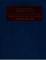 INTERNATIONAL ENCYCLOPEDIA OF LINGUISTICS VOLUME 2