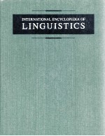 INTERNATIONAL ENCYCLOPEDIA OF LINGUISTICS VOLUME 3