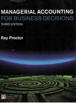 MANAGERIAL ACCOUNTING FOR BUSINESS DECISIONS:THIRD ECITION