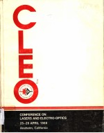 CONFERENCE ON LASERS AND ELECTRO-OPTICS 1988 TECHNICAL DIGEST SERIES VOLUME 7  CONFERENCE EDITION