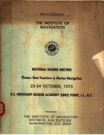 NATIONAL MARINE MEETING THEME:NEW FRONTIERS IN MARINE NAVIGATION