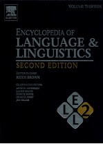 ENCYCLOPEDIA OF LANGUAGE LINGUISTICS VOLUME 13