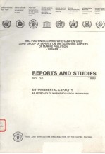 REPORTS AND STUDIES NO.30  ENVIRONMENTAL CAPACITY AN APPROACH TO MARINE POLLUTION PREVENTION