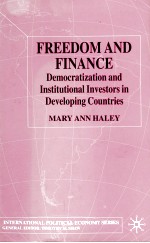 FREEDOM AND FINANCE:DEMOCRATION AND INSTITUTIONAL INVESTOES IN DEVELOPING COUNTRIES