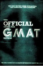 THE OFFICIAL GUIDE FOR GMAT REVIEW