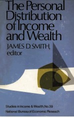 THE PERSONAL DISTRIBUTION OF INCOME AND WEALTH