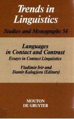 LANGUAGES IN CONTACT AND CONTRAST ESSAYS IN CONTACT LINGUISTICS