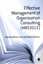 EFFECTIVE MANAGEMENT OF ORGANISATION CONSULTING