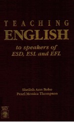 TEACHING ENGLISH TO SPEAKERS OF ESD