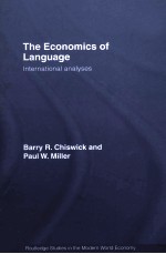 THE ECONOMICS OF LANGUAGE INTERNATIONAL ANALYSES