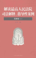 解读最高人民法院司法解释、指导性案例  民事卷  上