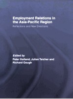 EMPLOYMENT RELATIONS IN THE ASIA-PACIFIC REGION:REFLECTIONS AND NEW DIRECTIONS