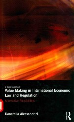 Value making in international economic law and regulation