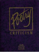 POETRY CRITICISM VOLUME 113