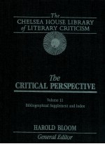 THE CHELSEA HOUSE LIBRARY OF LITERARY CRITICISM THE MAJOR AUTHORS EDITION VOLUME 11