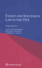 Family and succession law in the USA