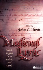 MEDIEVAL LYRIC MIDDLE ENGLISH LYRICS BALLADS AND CAROLS