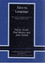 ALIVE TO LANGUAGE