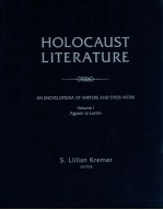 HOLOCAUST LITERATURE VOLUME 1