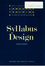 LANGUAGE TEACHING:A SCHEME FOR TEACHER EDUCATION SYLLABUS DESIGN