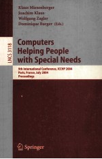 Lecture Notes In Computer Science 3118 Computers Helping People With Special Needs 9th International