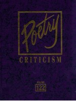 POETRY CRITICISM VOLUME 122