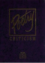 POETRY CRITICISM VOLUME 121