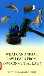 What can animal law learn from environmental law?