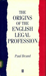 The origins of the english legal profession