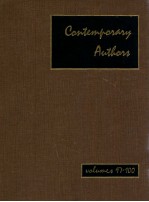 CONTEMPORARY AUTHORS VOLUME 97-100