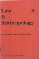 LAW AND ANTHROPOLOGY INTERNATIONAL YEARBOOK FOR LEGAL ANTHROPOLOGY VOLUME 8