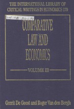 COMMPARATIVE LAW AND ECONOMICS VOLUME III