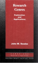 RESEARCH GENRES EXPLORATIONS AND APPLICATIONS