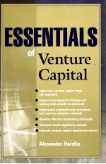 ESSENTIALS OF VENTURE CAPITAL