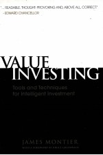 VALUE INVESTING:TOOLS AND TECHNIQUES FOR INTELLIGENT INVESTMENT