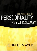 READINGS IN PERSONALITY PSYCHOLOGY