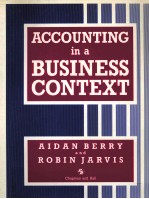 ACCOUNTING IN A BUSINESS CONTEXT